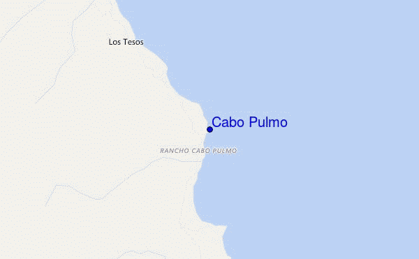 mapa de ubicación de Cabo Pulmo