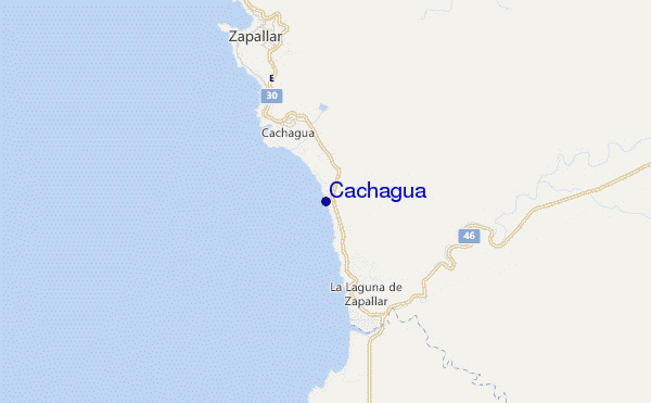 mapa de ubicación de Cachagua