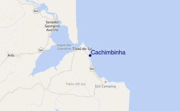 mapa de ubicación de Cachimbinha