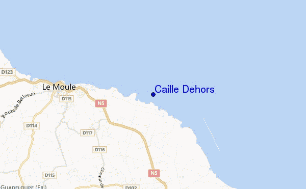mapa de ubicación de Caille Dehors