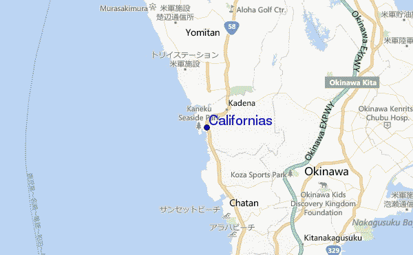 mapa de ubicación de Californias
