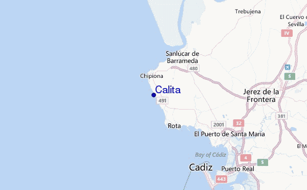 Calita Location Map
