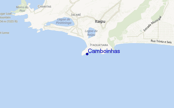 mapa de ubicación de Camboinhas