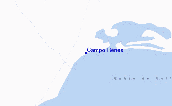 mapa de ubicación de Campo Renes
