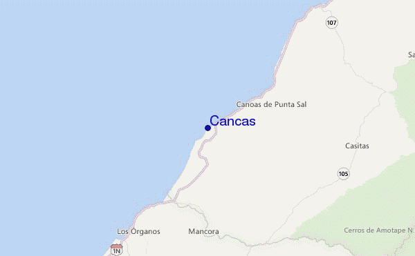 Cancas Location Map