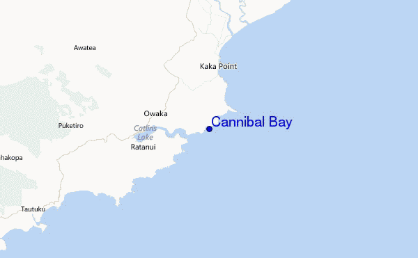 Cannibal Bay Location Map