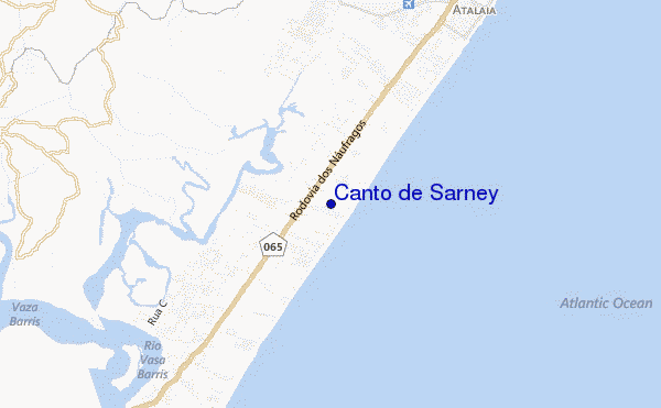 mapa de ubicación de Canto de Sarney