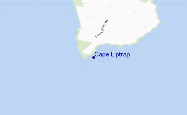mapa de ubicación de Cape Liptrap