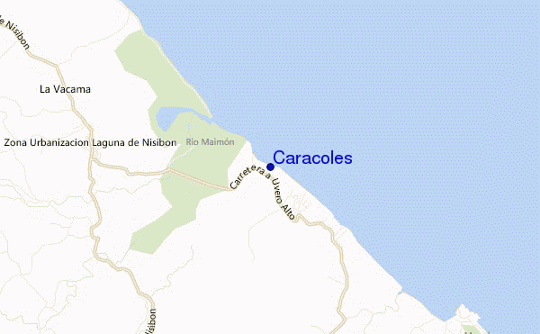 mapa de ubicación de Caracoles