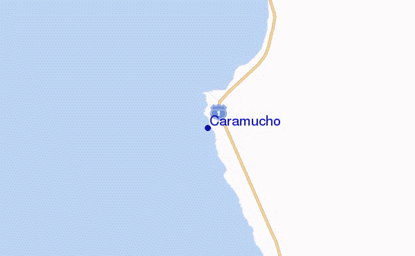 mapa de ubicación de Caramucho