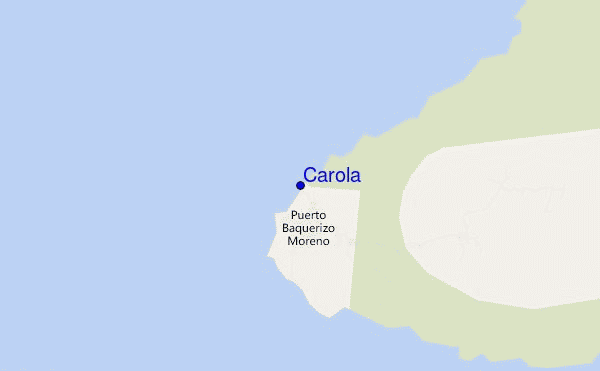 mapa de ubicación de Carola