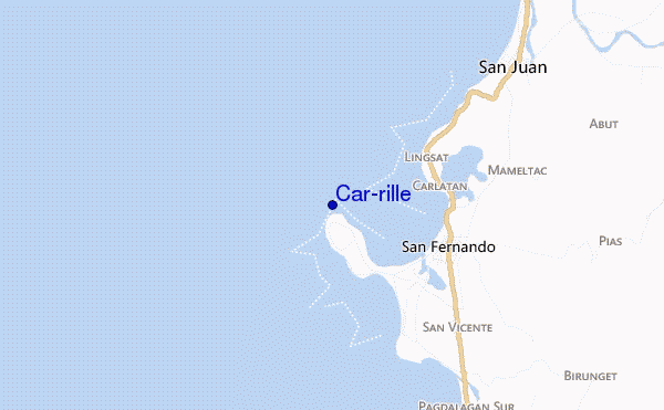 mapa de ubicación de Car-rille