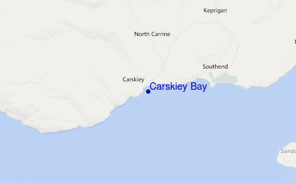 mapa de ubicación de Carskiey Bay