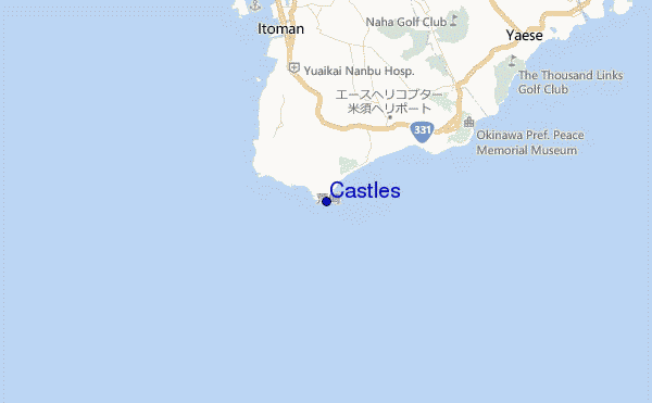 mapa de ubicación de Castles