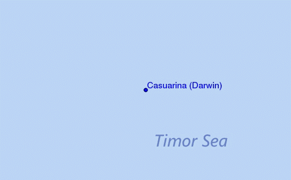 mapa de ubicación de Casuarina (Darwin)