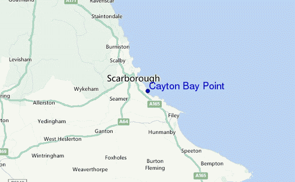 Cayton Bay Point Location Map