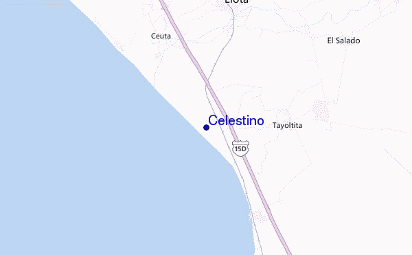 mapa de ubicación de Celestino