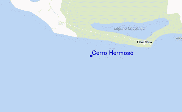 mapa de ubicación de Cerro Hermoso