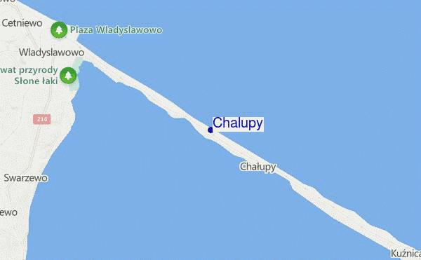 mapa de ubicación de Chalupy