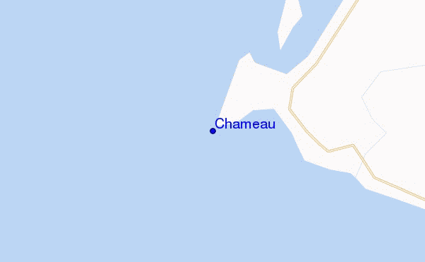 mapa de ubicación de Chameau