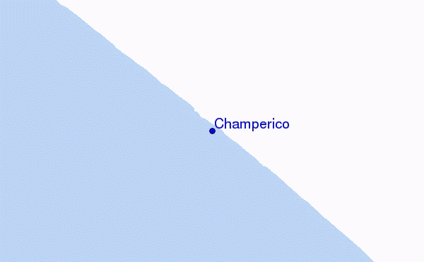 mapa de ubicación de Champerico