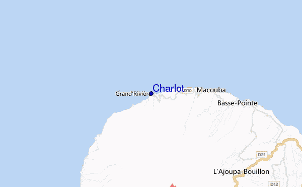 mapa de ubicación de Charlot