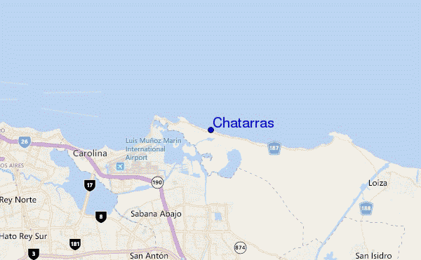 mapa de ubicación de Chatarras