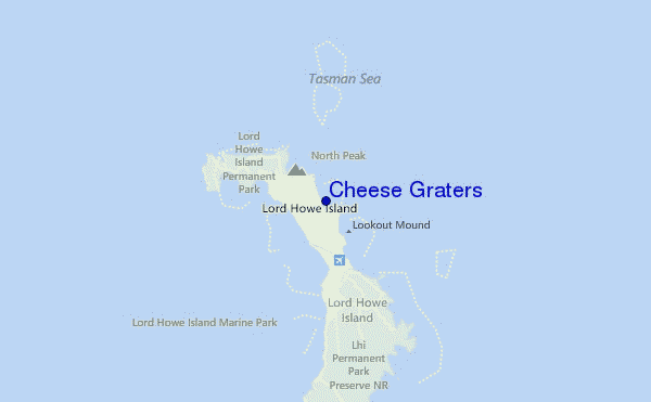 mapa de ubicación de Cheese Graters