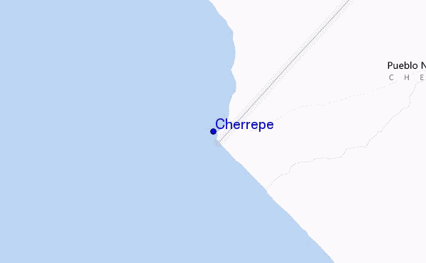 mapa de ubicación de Cherrepe