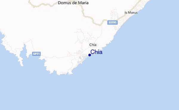 mapa de ubicación de Chia