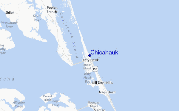 Chicahauk Location Map
