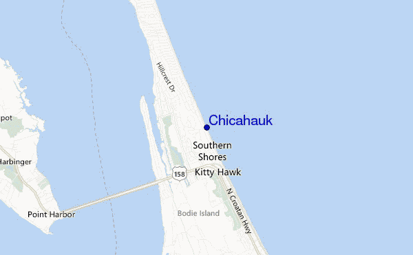mapa de ubicación de Chicahauk