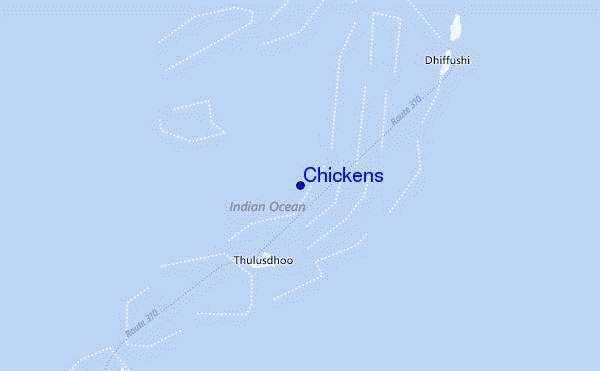 mapa de ubicación de Chickens