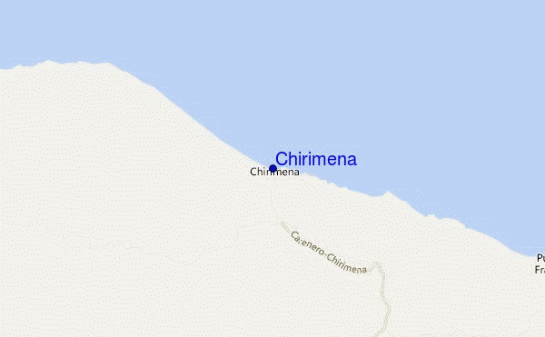 mapa de ubicación de Chirimena