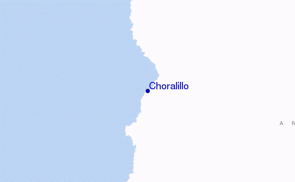 mapa de ubicación de Choralillo