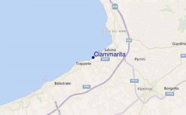 mapa de ubicación de Ciammarita