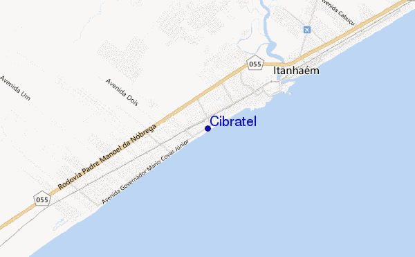mapa de ubicación de Cibratel
