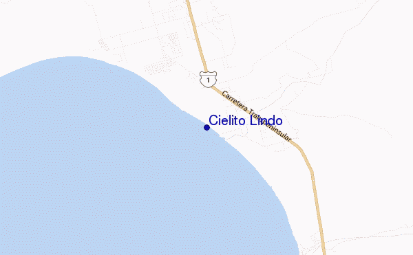 mapa de ubicación de Cielito Lindo