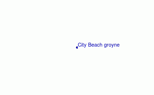 mapa de ubicación de City Beach groyne