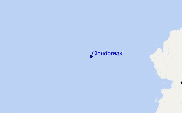 mapa de ubicación de Cloudbreak