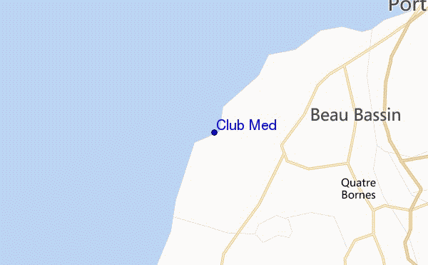 mapa de ubicación de Club Med