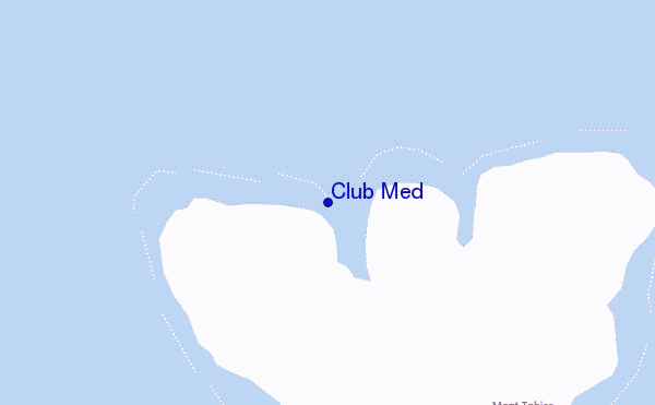 mapa de ubicación de Club Med