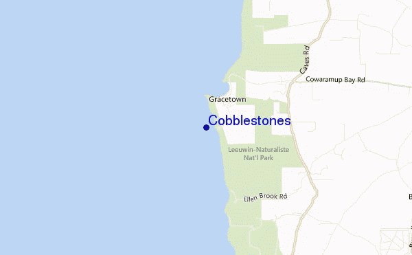 mapa de ubicación de Cobblestones