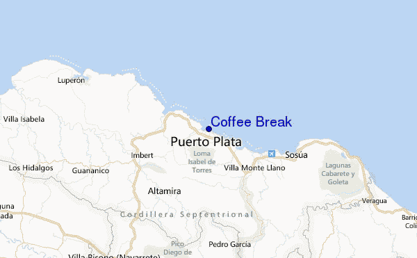 Coffee Break Location Map