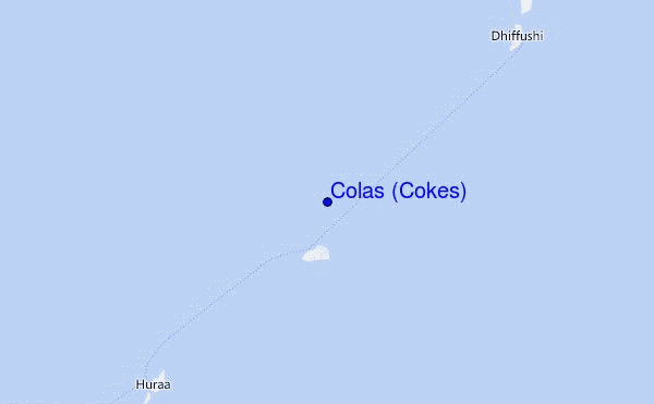 mapa de ubicación de Colas (Cokes)