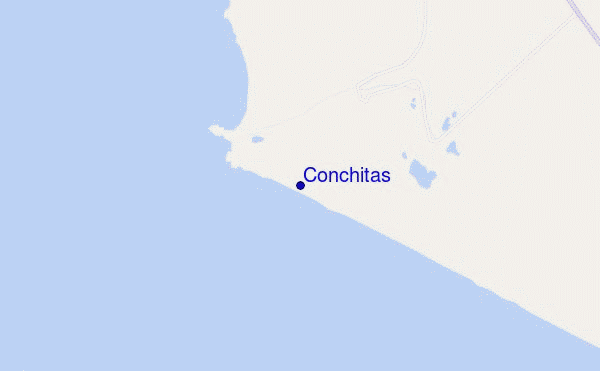 mapa de ubicación de Conchitas