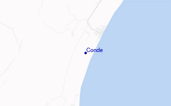 mapa de ubicación de Conde