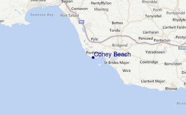 Coney Beach Location Map