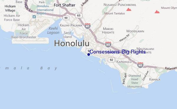 mapa de ubicación de Consessions/Big Rights