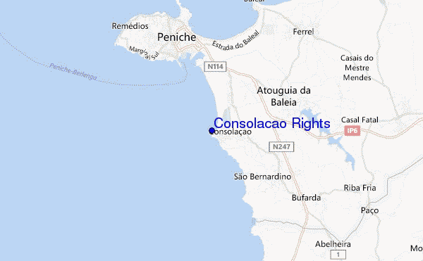 mapa de ubicación de Consolacao Rights